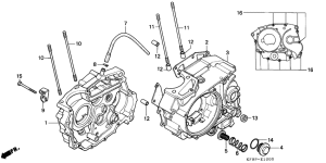 XL185 Картер двигателя