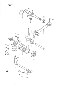 RM80 Переключение передач