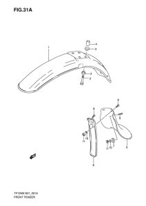 TF125 Переднее крыло