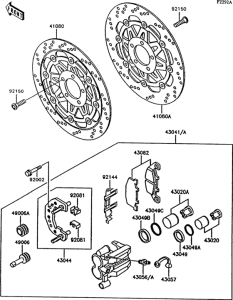 ZG1000 Front brake(zg1000-a9)