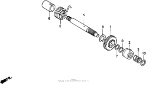 XR100 Кик стартер
