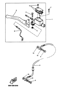 YQ100 Главный тормозной цилиндр