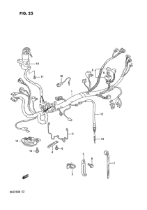 RG125 Жгут проводов