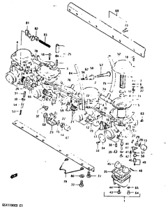 GSX1100 Carburetor assy