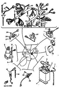 FZR1000 FZR1000E Equipo electrico