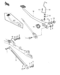  Педаль тормоза