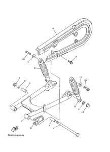 SR125 Rear arm. suspension