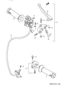 AG50 Рулевой переключатель