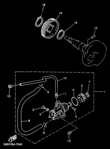 YN50R Масляный насос