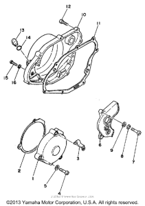 WR500ZD Боковые крышки
