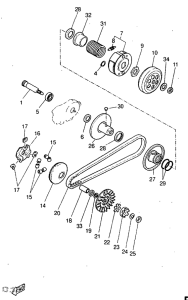 YQ50 Сцепление