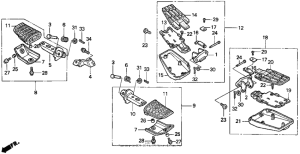 PC800 Подножки