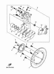 MTM850 Задний суппорт