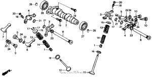 XR250R Распределительный вал