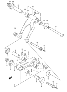 RMX250 Cushion lever