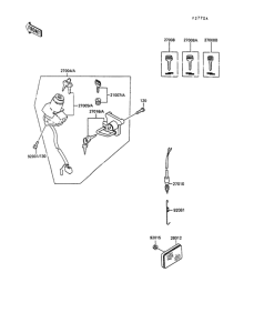 KL250 Ignition switch(kl250-d8 / d9)