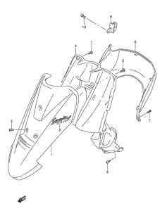 AJ50 Щиток облицовочный