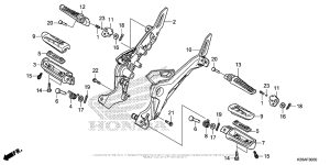 MSX125 Подножки