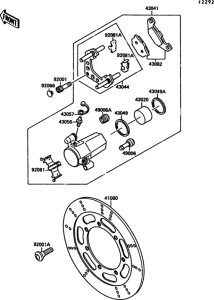 VN1500 Передние тормоза