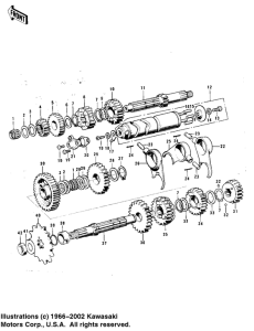  Transmission / change drum
