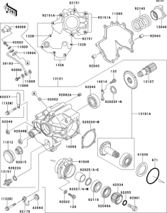 VN1500 Front bevel gear(1 / 2)