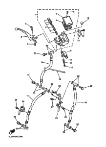 FZS1000 FZS10S Передний тормозной цилиндр