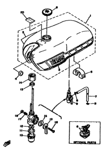 RD50M Топливный бак