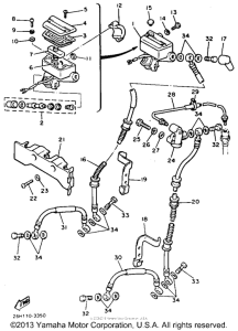 XVZ12TK Главный тормозной цилиндр