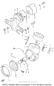 YG1K Head lamp - tail lamp