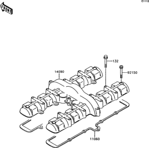 Z750 Крышка головки цилиндров