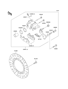 BN125 Передний суппорт
