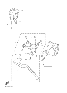 FZS1000 Handle switch. lever