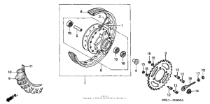 XR50R Переднее колесо