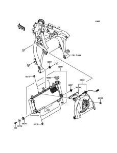 EX650 Радиатор