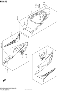 GSX-R600 Frame Cover (Agq)