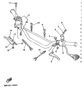 DT50R Handle switch. lever