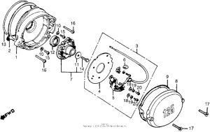 CB125S Points + advancer 80