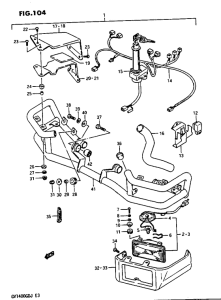 GV1400 Cornering lamp set gv1400gdg / gtg / gdh / gdj opt