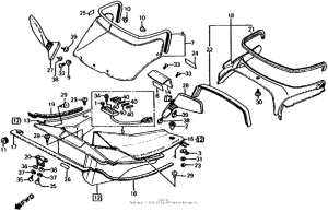 CX650 Windscreen + inner panel