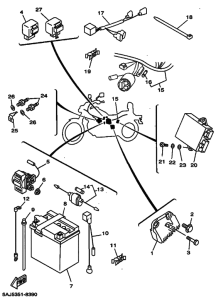 XV125 Equipo electrico