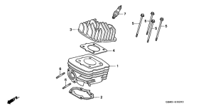 SFX50 Cylinder / cylinder head