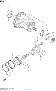 AN650Z Коленвал