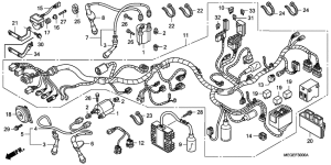 VT750CA Harness wire