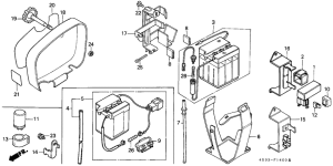 CT110 Battery / battery box