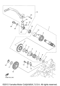 YZ250FBL Стартер