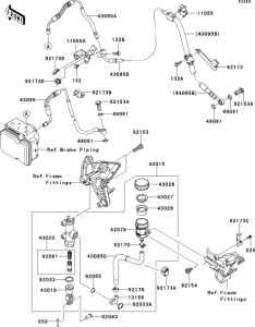 ZR1000 Задний торм цилиндр