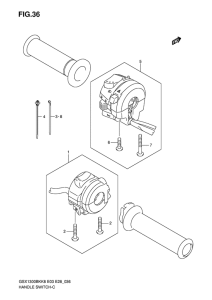 GSX1300BK Рулевой переключатель