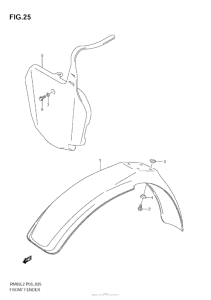 RM85L Переднее крыло