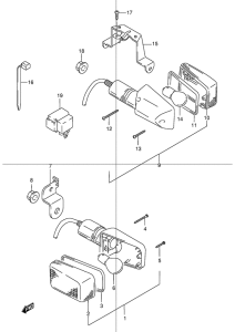DR250 Поворотники