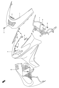 AN400 Front leg shield